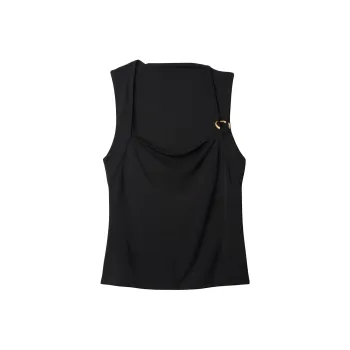 GAP Cult Gaia Collaboration Tank Tops Women's Black