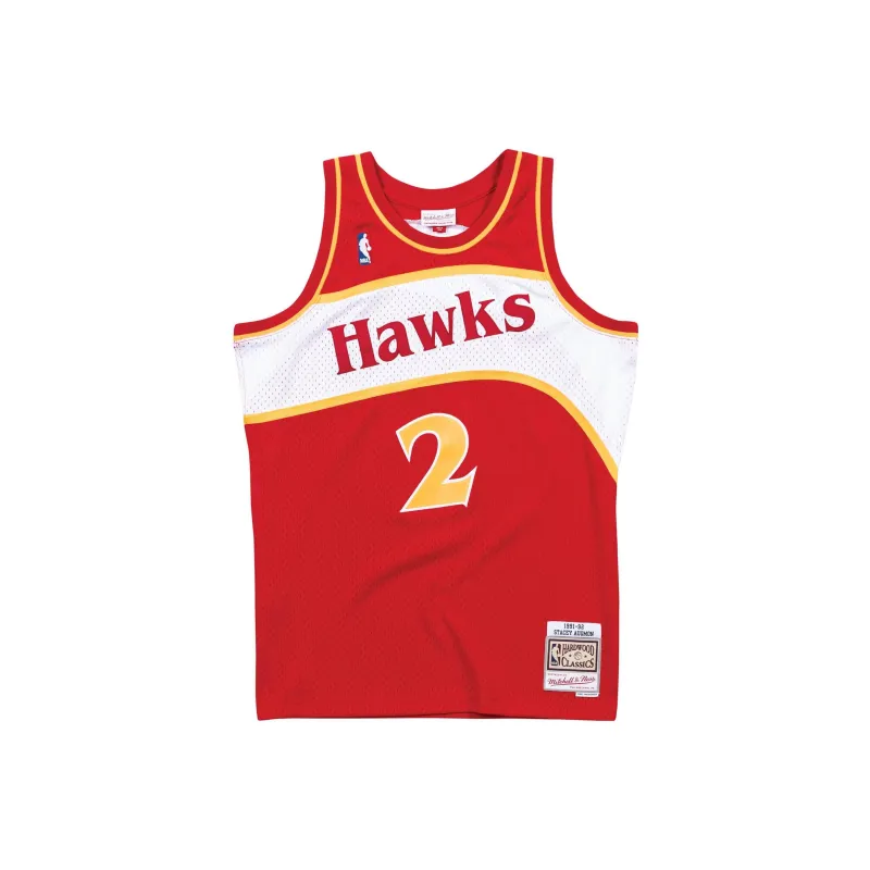 Mitchell Ness Basketball Jerseys Unisex Red-0