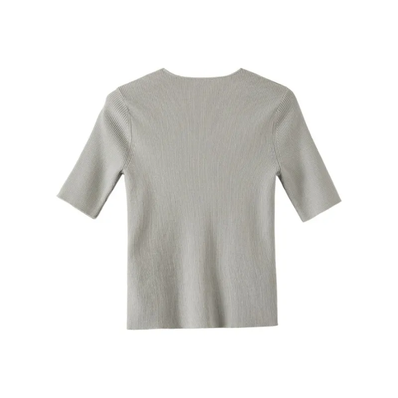 Late White Knitwear Women's Light Gray-1