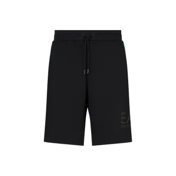 EMPORIO ARMANI Visibility Bermuda Shorts In Technical Fabric Casual Shorts Men's Black