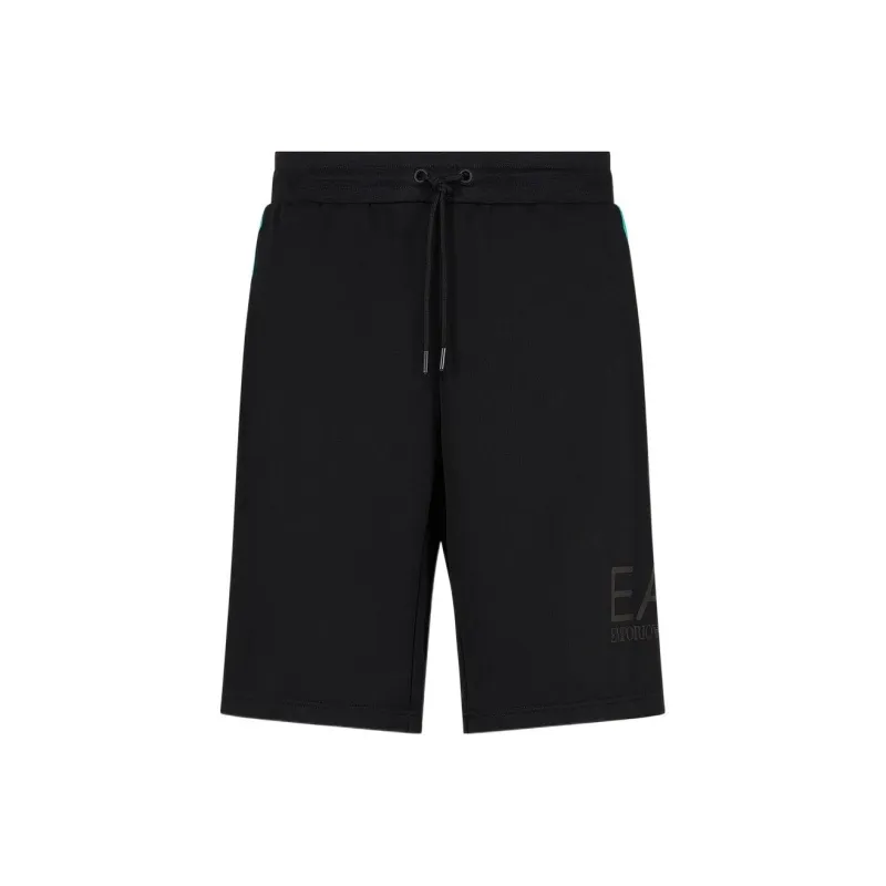 EMPORIO ARMANI Visibility Bermuda Shorts In Technical Fabric Casual Shorts Men's Black-0