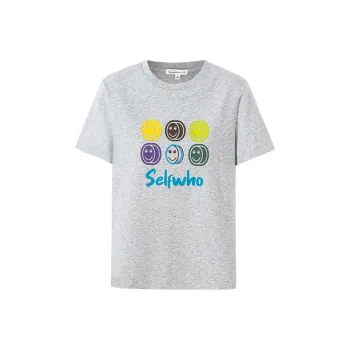 Self Who Regular T Shirt Women's Yellow Cream