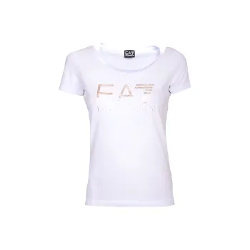 EMPORIO ARMANI EA7 T Shirts Women's White
