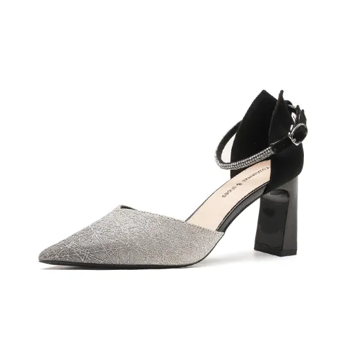 QITUMAUL Chunky Heel High Heels Women's