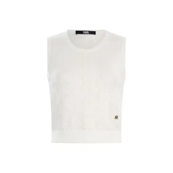 KARL LAGERFELD FW24 Tank Top Women's White
