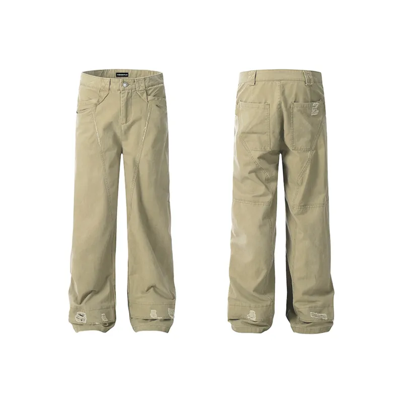 SOIE Jeans Unisex Wood Khaki-1
