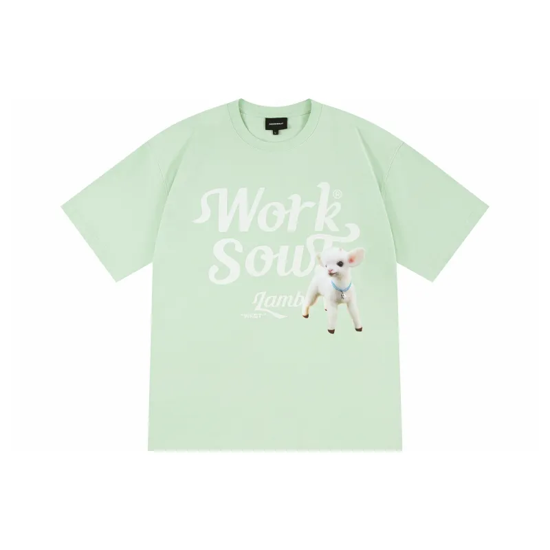 WORKSOUT Drop Shoulder Sleeve T Shirt Unisex-5