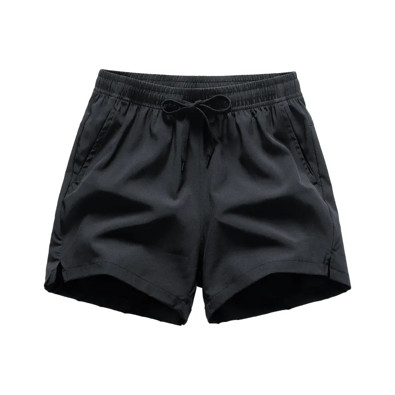 WHELVE Casual Shorts Unisex Black-0