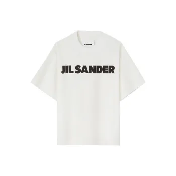 JIL SANDER Logo Printed Crewneck T Shirt
