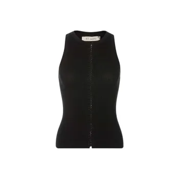 ST. AGNI SS24 Tank Tops Women's Black