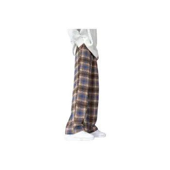 XIXN Casual Pants Unisex Coffee