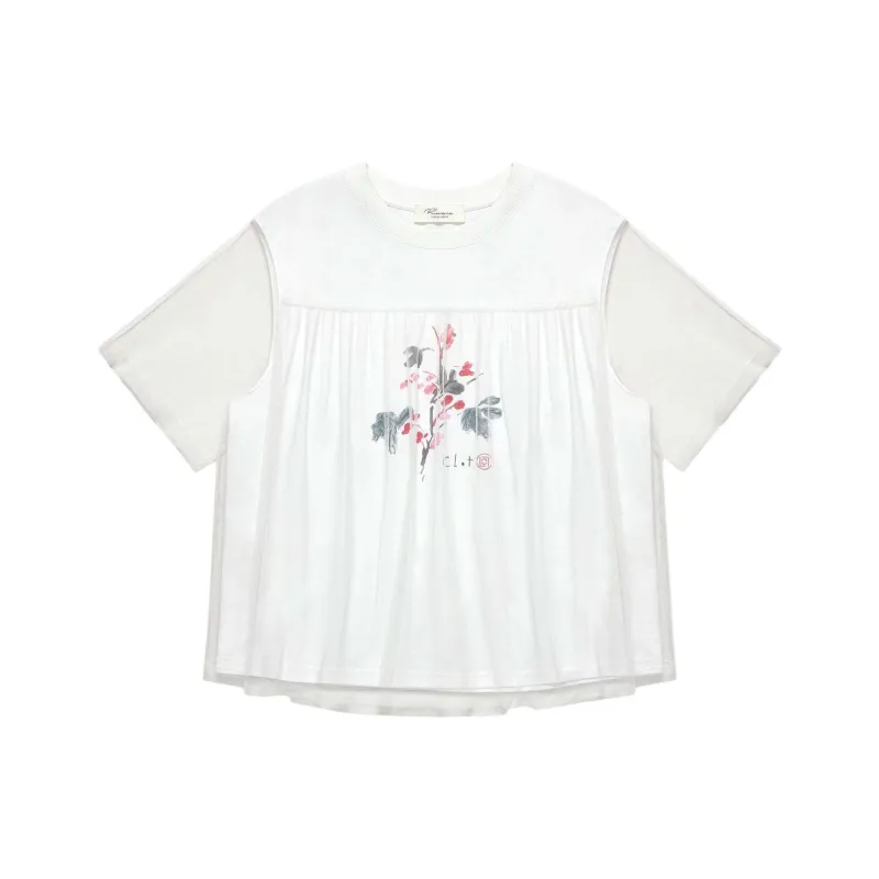 CLOT x Reverie By Caroline Hú T-Shirt Women's White-0