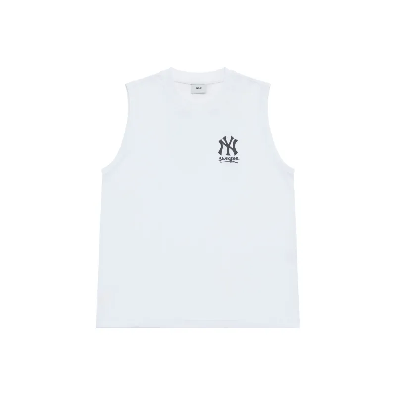 MLB New York Yankees Basic Collection SS25 Tank Top Unisex Ecru-1