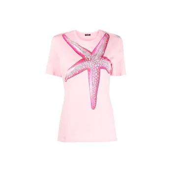 VERSACE T-Shirts Women's Pink