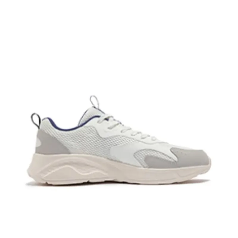 361° Cushioning Wear-Resistant Low-Top Casual Shoes Men's White Gray-1