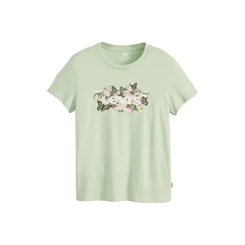 Levis T-Shirts Women's Green