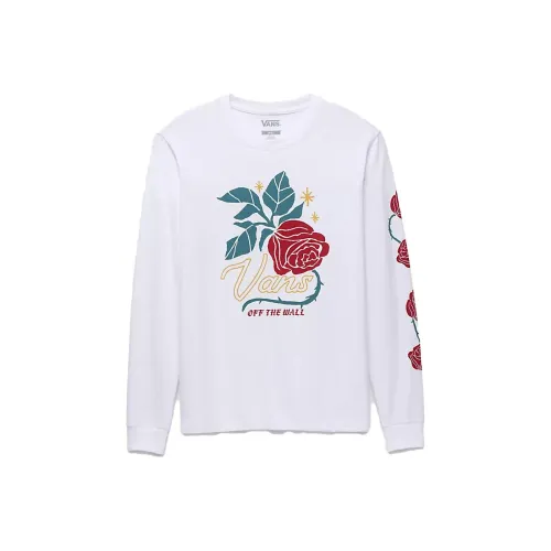 Vans THORNED BOYFRIEND T-Shirts Women's White