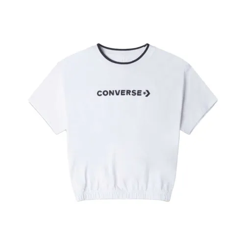 Converse Crop Tops Women's White