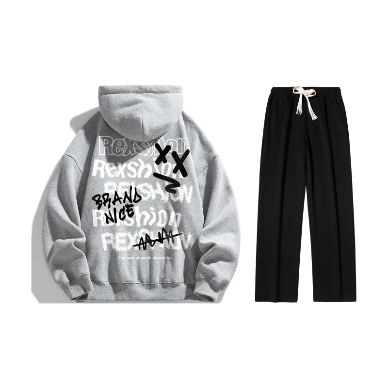REXSHION Sweatshirt Sets Unisex-15
