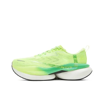 PEAK Abrasion Resistant Rebound Cushioning Low Top Running Shoes Men's Neon Green