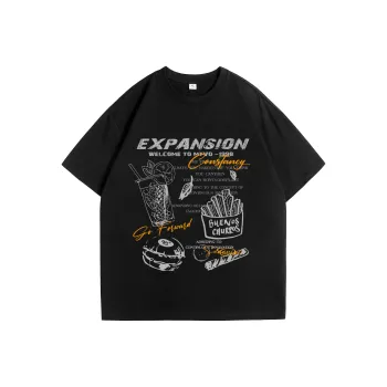 MONTVOO Drop Shoulder Sleeve T Shirt Unisex