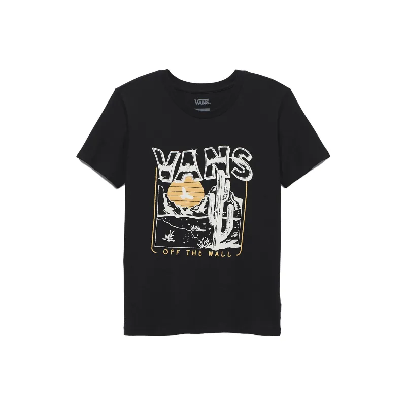 Vans Deserted T-Shirts Women's Black-0