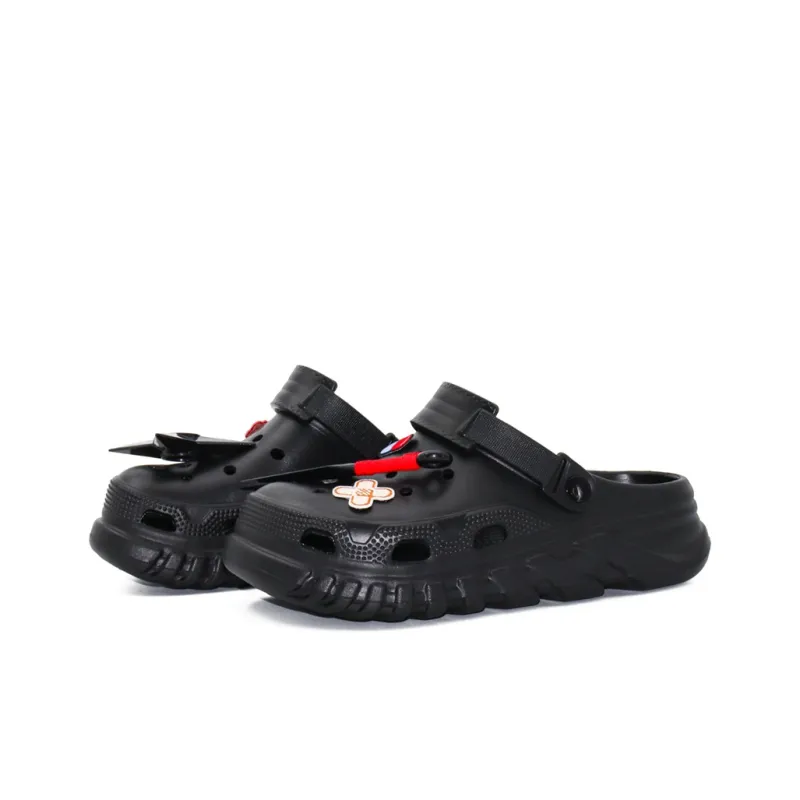 OUGLEMEN Clogs Unisex Black Box-2