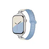 Antique White & Misty Blue