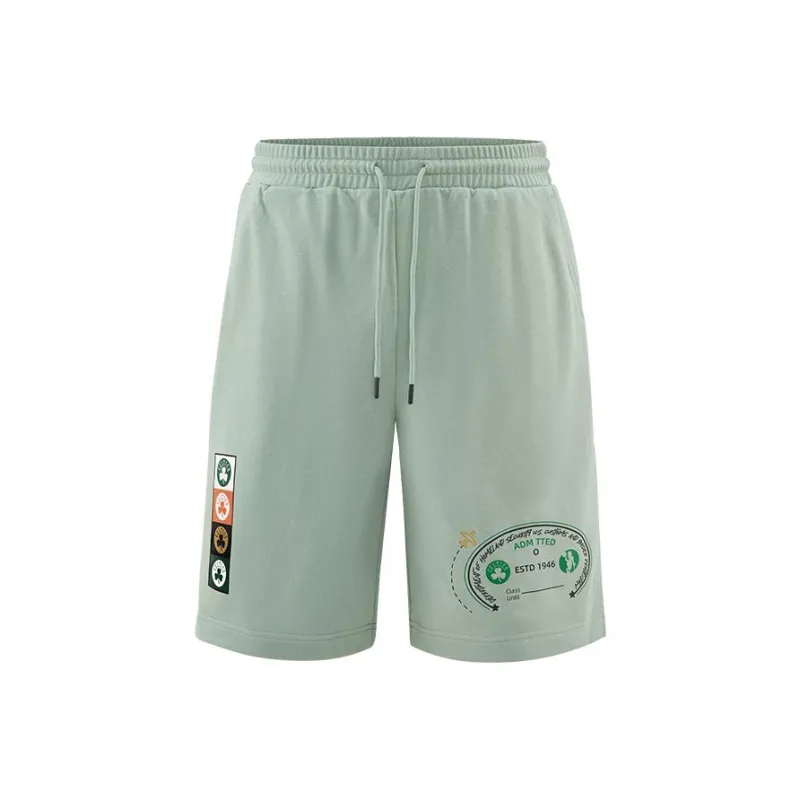 NBA Celtics Team Sports Shorts Men Matcha Green-0