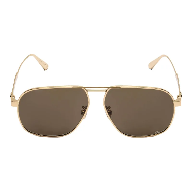 DIOR Metal Aviator Sunglasses Women's Gold-1
