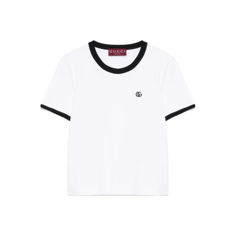 GUCCI Cotton Jersey T shirt-0