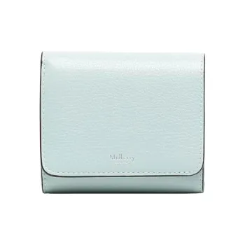 Mulberry Leather Wallet Women's Mint Green