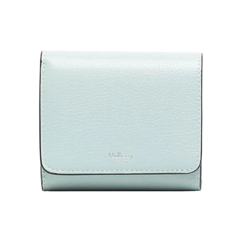 Mulberry Leather Wallet Women's Mint Green-0