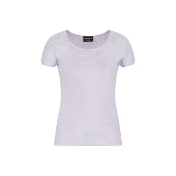 EMPORIO ARMANI Icon Striped Lightweight Jersey Jumper