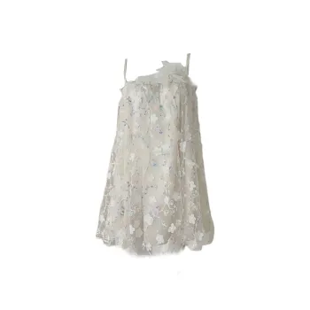 Mu Xiao Xin Slip Dress Women's White
