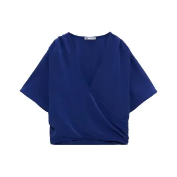 ZARA T-Shirts Women's Dark Blue
