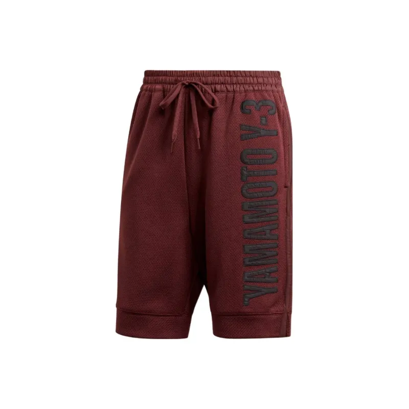 Y 3 Sports Shorts Men Deep Red-0