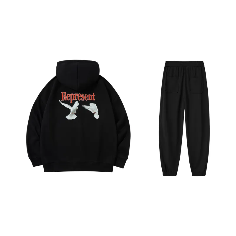 ALORGEEK Sweatshirt Sets Unisex-2