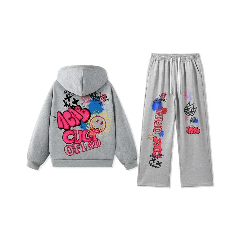 CULT OF INDIVIDUALITY Sweatshirt Sets Unisex-23