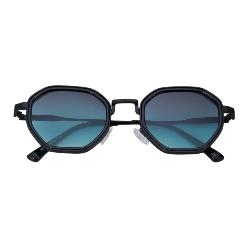 JEANSWEST PC Metal Irregular Shape Sunglasses Unisex-7