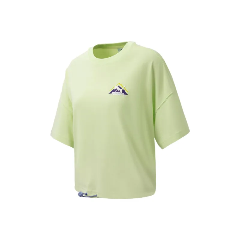 PUMA Crop Tops Women's Green-0