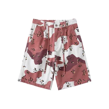 KM Casual Shorts Unisex Camouflage Pink