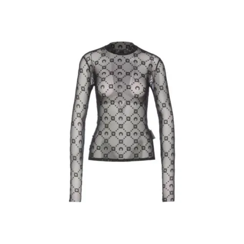 Marine Serre Second Skin Semi Sheer Top