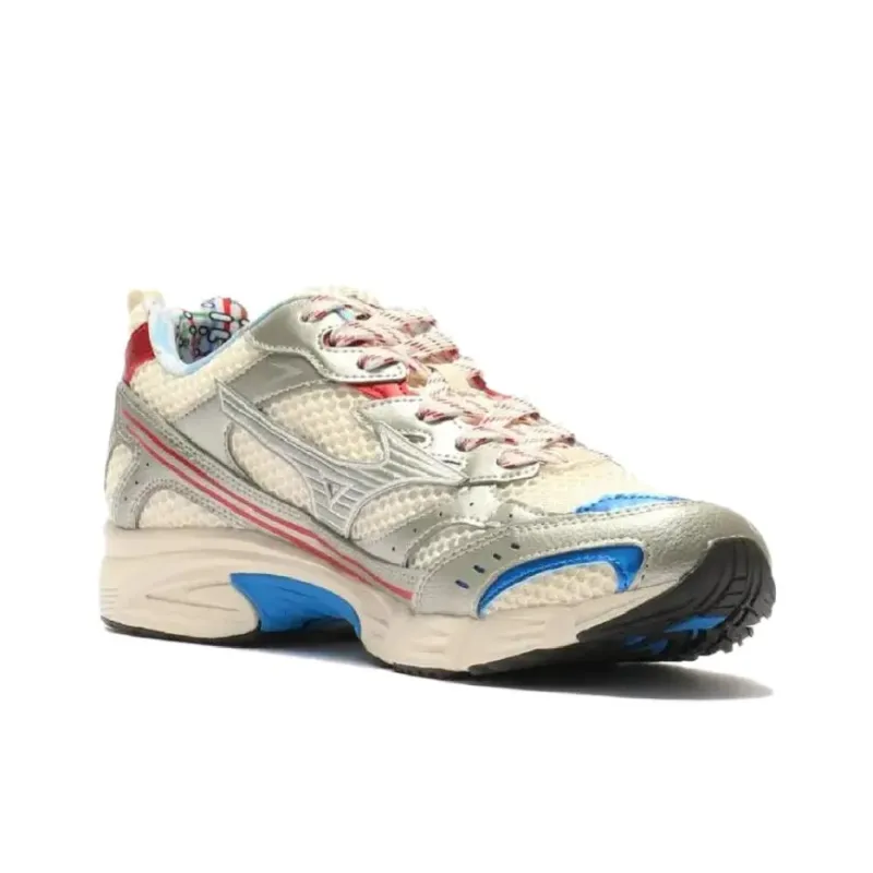 Mizuno MXR Slip Resistant And Breathable Low Top Running Shoes Unisex Ecru-2