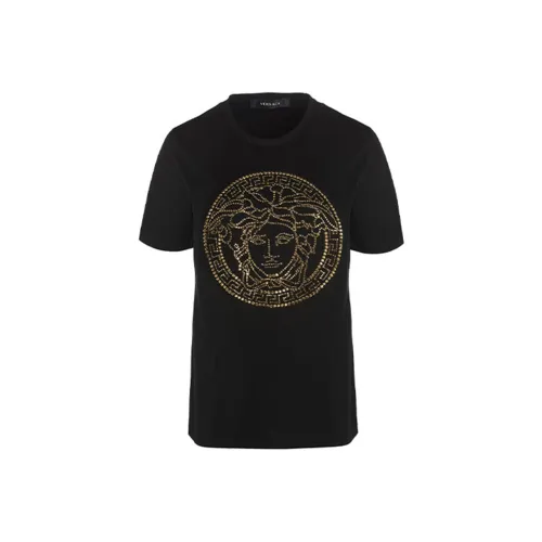 VERSACE Regular T Shirt Women's Black