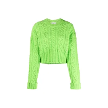 AMIPARIS Cable knit Virgin Wool Jumper