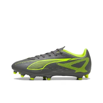 PUMA Artificial Ground Anti Slip Wear Resistant Soccer Shoes Unisex Gray Green