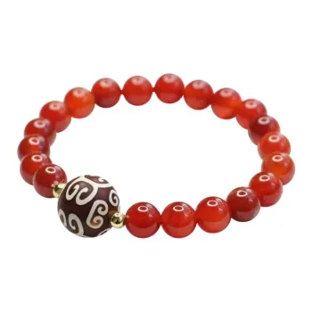 The Years Are Quiet Agate Bracelets Unisex