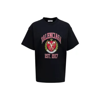 Balenciaga Regular T Shirt Women's Black Regular Fit