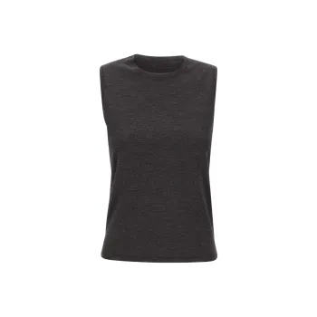 THEORY Crewneck Ribbed Knit Vest